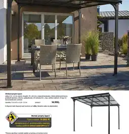 Bauhaus Hliníková pergola Zypern nabídka