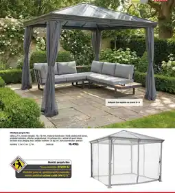 Bauhaus Hliníková pergola Reo nabídka