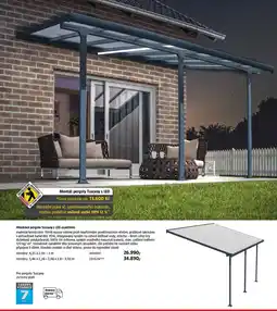 Bauhaus Hliníková pergola Tuscany s LED osvětlním nabídka
