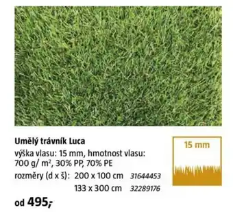Umělý trávník Luca