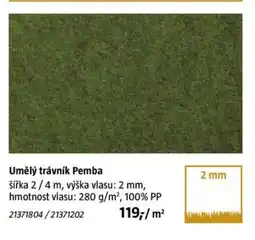 Bauhaus Umělý trávník Pemba nabídka