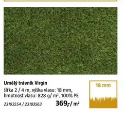 Bauhaus Umělý trávník Virgin nabídka