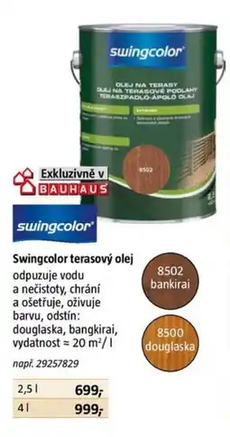 Bauhaus Swingcolor terasový olej nabídka