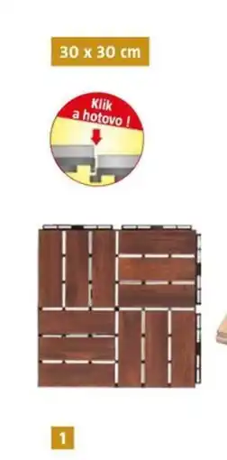 Bauhaus Dřevěné dlaždice Akát nabídka