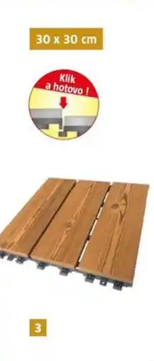 Bauhaus Dřevěné dlaždice Thermo borovice nabídka