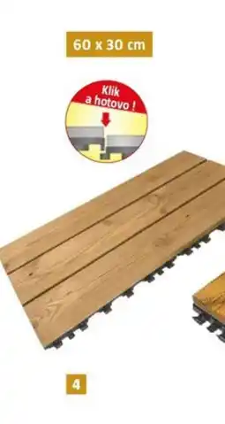 Bauhaus Dřevěné dlaždice Thermo borovice nabídka