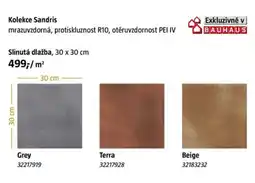 Bauhaus Kolekce Sandris nabídka