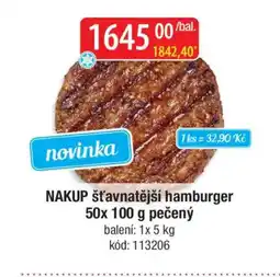 Qanto NAKUP šťavnatější hamburger pečený nabídka
