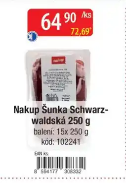 Qanto Nakup Šunka Schwarz- waldská nabídka