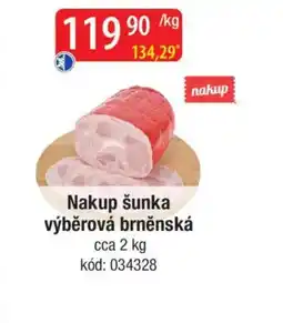 Qanto Nakup šunka výběrová brněnská nabídka