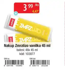 Qanto Nakup Zmrzlízo vanilka nabídka