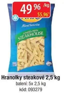 Qanto Aviko Hranolky steakové nabídka