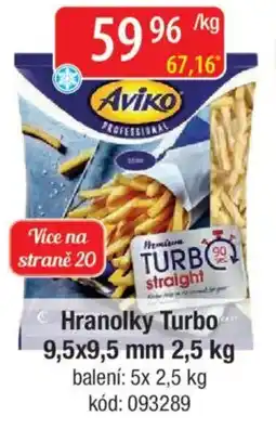 Qanto Aviko Hranolky Turbo 9,5x9,5 mm nabídka
