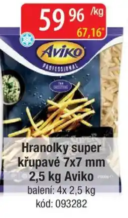 Qanto Aviko Hranolky super křupavé 7x7 mm nabídka