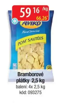 Qanto Aviko Bramborové plátky nabídka