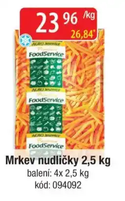 Qanto Mrkev nudličky nabídka