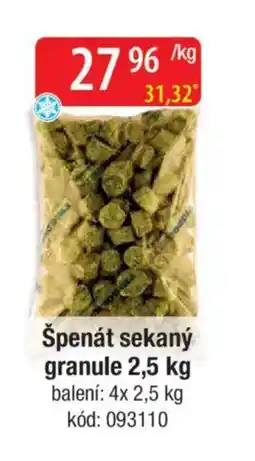 Qanto Špenát sekaný granule nabídka