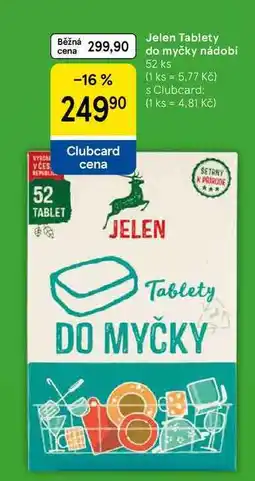 Tesco Jelen Tablety do myčky nádobí, 52 ks nabídka