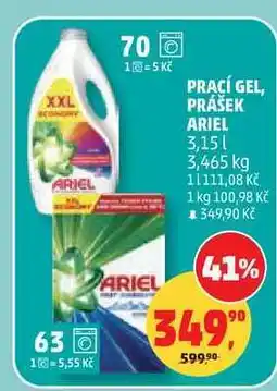 Penny Market PRACÍ GEL ARIEL nabídka