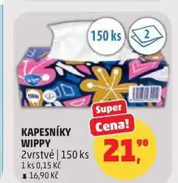 Penny Market KAPESNÍKY WIPPY, 150 ks nabídka
