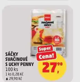 Penny Market SÁČKY SVAČINOVÉ S UCHY PENNY, 100 ks nabídka