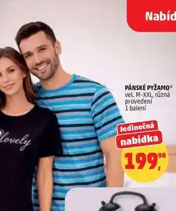 Penny Market PÁNSKÉ PYŽAMO, 1 balení nabídka
