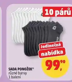 Penny Market SADA PONOŽEK, 10 párů nabídka