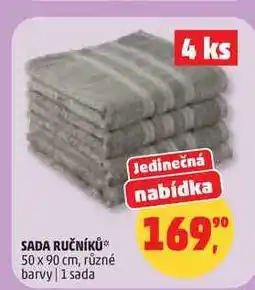 Penny Market SADA RUČNÍKŮ, 4 ks nabídka