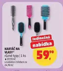 Penny Market KARTÁČ NA VLASY, 1 ks nabídka