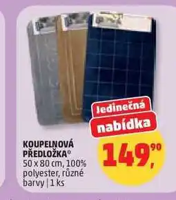 Penny Market KOUPELNOVÁ PŘEDLOŽKA, 1 ks nabídka