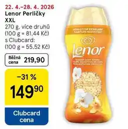 Tesco Lenor Perličky XXL, 270 g, více druhů nabídka