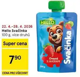 Tesco Hello Svačinka, 100 g, více druhů nabídka