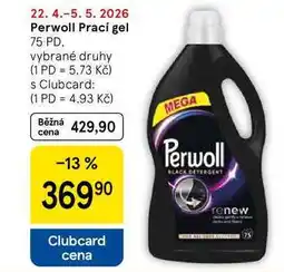 Tesco Perwoll Prací gel, 75 PD nabídka