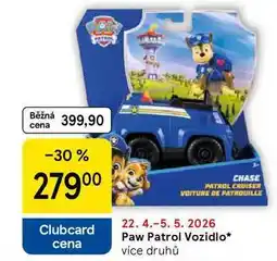 Tesco Paw Patrol Vozidlo, více druhů nabídka