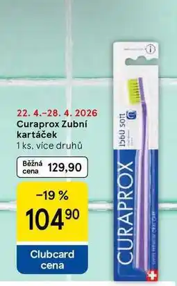 Tesco Curaprox Zubní kartáček, 1 ks, více druhů nabídka