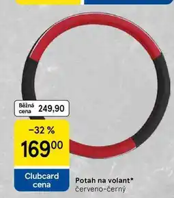 Tesco Potah na volant, červeno-černý nabídka