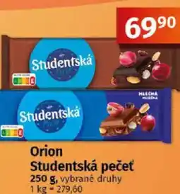 COOP TIP Orion Studentská pečeť nabídka