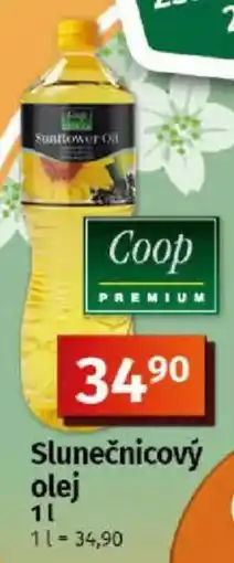 COOP TIP Slunečnicový olej nabídka