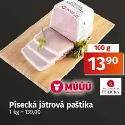 COOP TIP Písecká játrová paštika nabídka