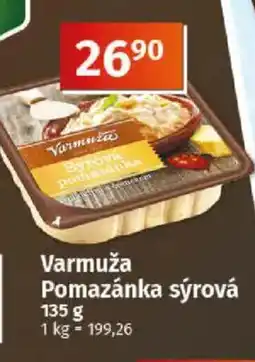 COOP TIP Varmuža Pomazánka sýrová nabídka
