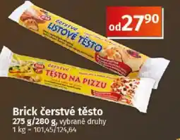 COOP TIP Brick čerstvé těsto nabídka