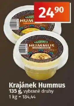 COOP TIP Krajánek Hummus nabídka