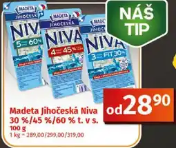 COOP TIP Madeta Jihočeská Niva nabídka