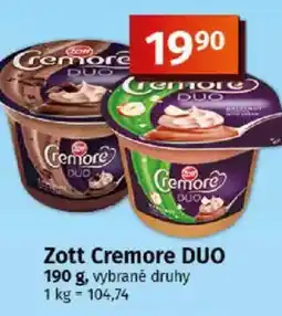 COOP TIP Zott Cremore DUO nabídka