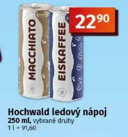 COOP TIP Hochwald ledový nápoj nabídka