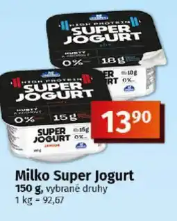 COOP TIP Milko Super Jogurt nabídka