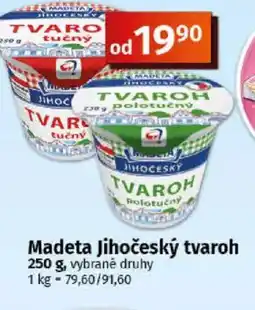 COOP TIP Madeta Jihočeský tvaroh nabídka