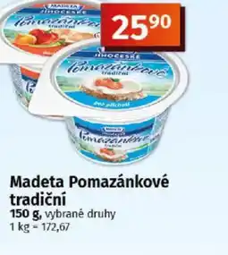 COOP TIP Madeta Pomazánkové tradiční nabídka