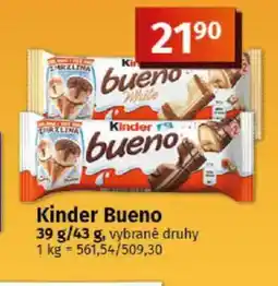 COOP TIP Kinder Bueno nabídka
