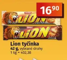 COOP TIP Lion tyčinka nabídka